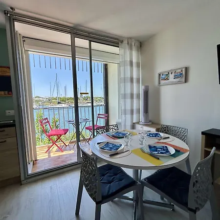 T2 Renove, 4 Couchages, Vue Port, Cap D'agde - Fr-1-249-446 Appartement Agde